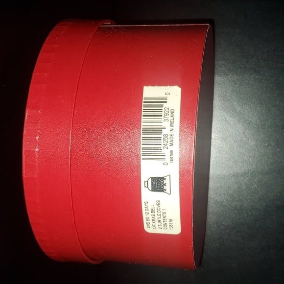 Waterford Crystal Bell Handle 12 Days Christmas Turtle Dove Original Box - Picture 11 of 12